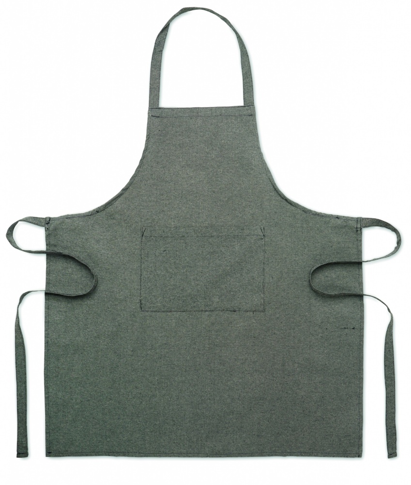 Logo trade corporate gifts image of: Recycled cotton Kitchen apron